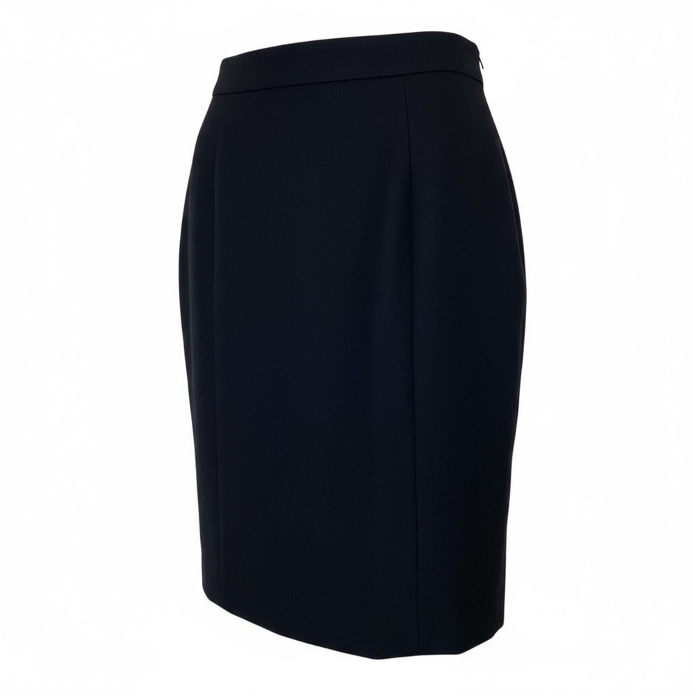 J.Crew NO. 2 Pencil wool skirt. Size 4P in black. GUC